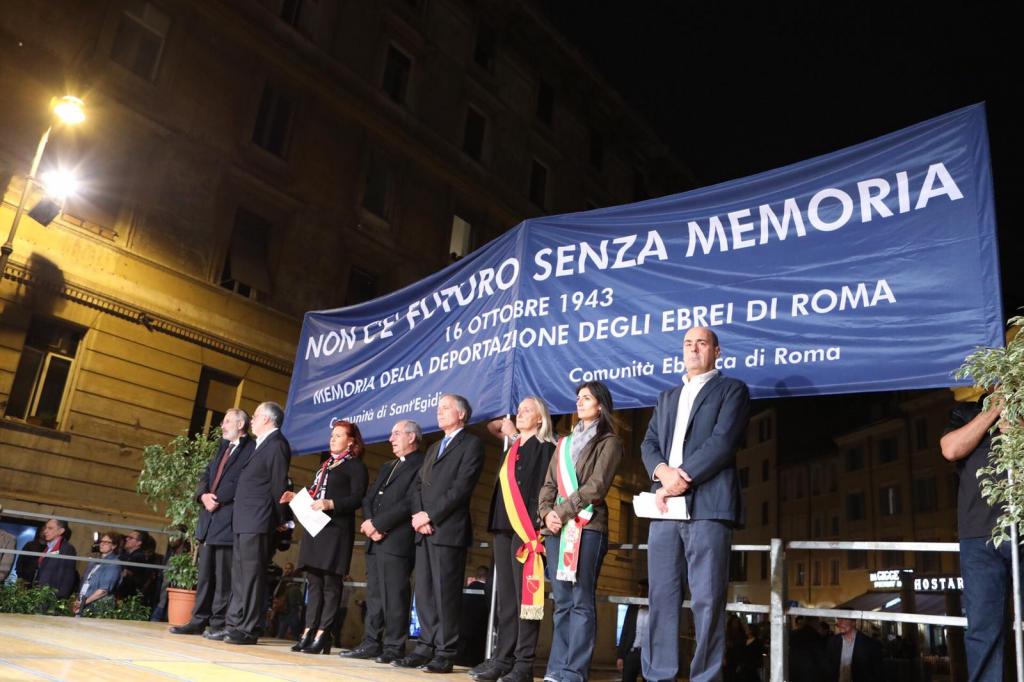 Marcia del Ricordo 16 Ottobre 1943: Comunità Ebraica di Roma e Sant'Egidio Unite nella Memoria